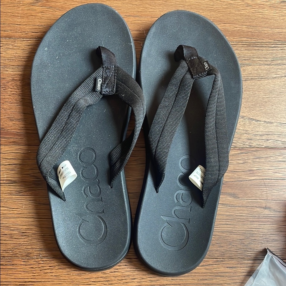 Chaco Black Flip-Flops
